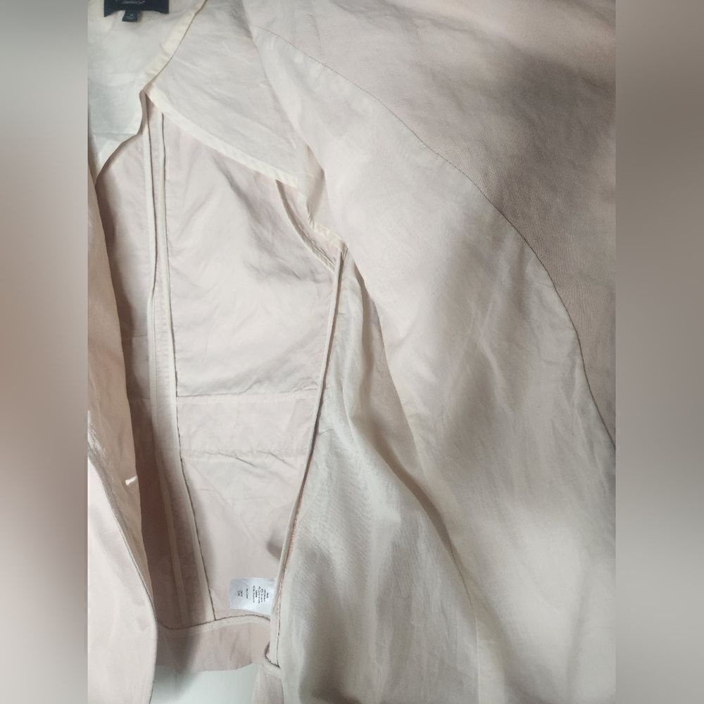 Talbots Kate Fit 12 Dusty Pink Pockets Part Lined 3 Buttons Women Blazer Jacket - Picture 7 of 12